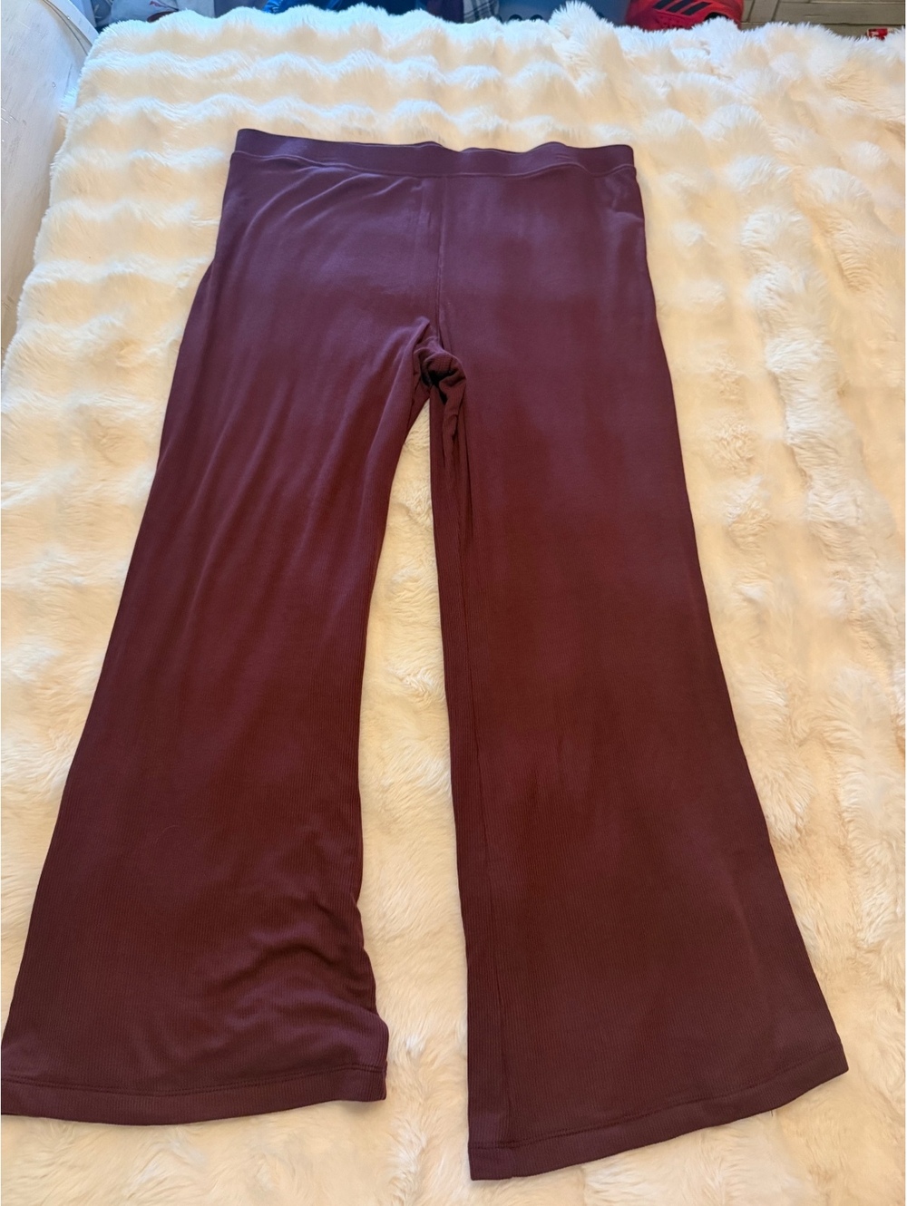 Banana Republic XL Burgundy Wide Leg Pants